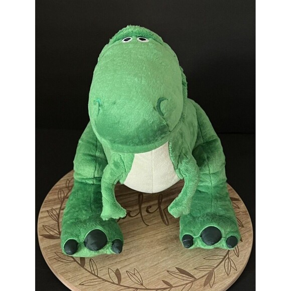 Disney Pixar Toy Story 4 Large 24” Rex Green Textured Dinosaur Plush - Picture 1 of 14
